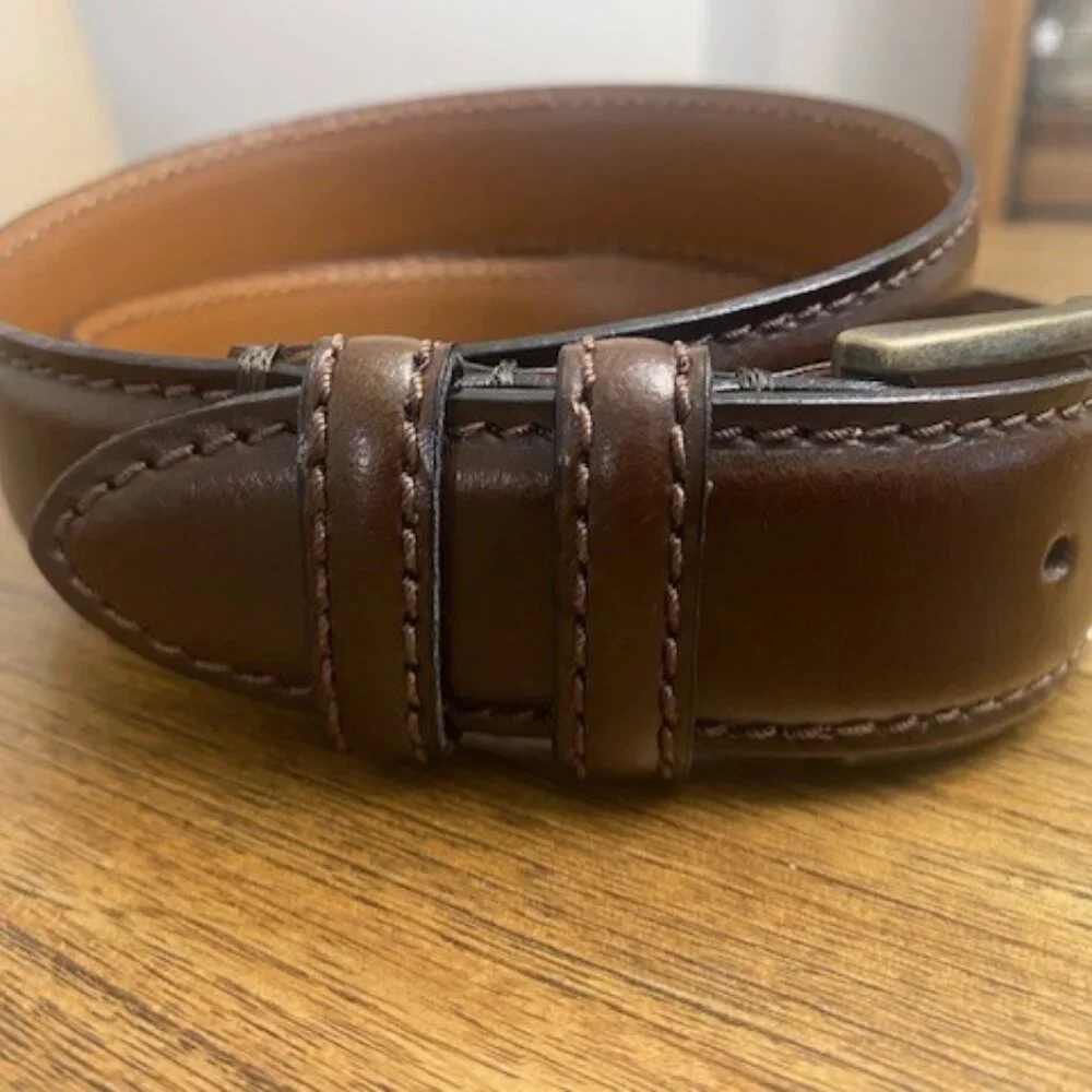 JOSEPH ABBOUD Leather Dress Belt